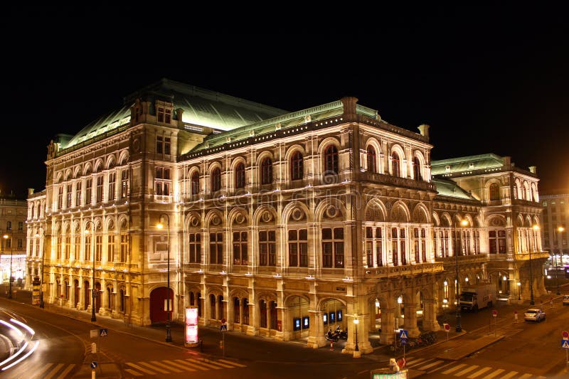 Wien opera house stock images