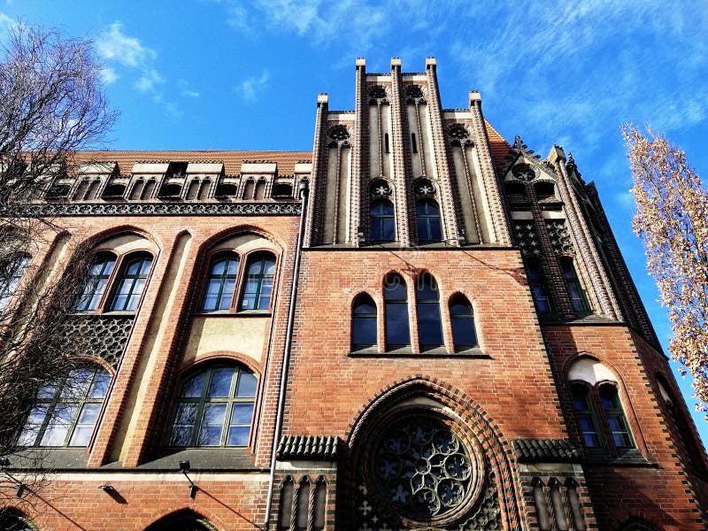 Beautiful Old Architecture of Szczecin, Poland. Stock Photo - Image of ...