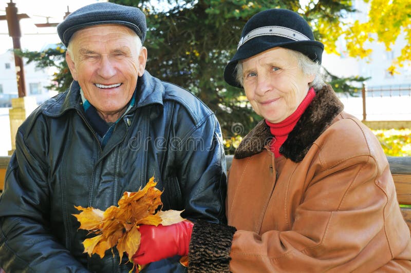 Beautiful old couple