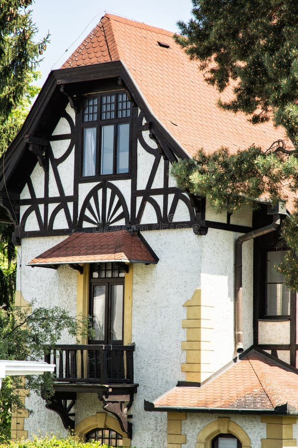 Beautiful old house, architectural scene