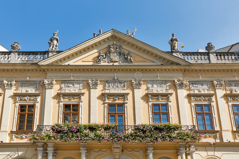 Beautiful old house in Kosice, Slovakia.