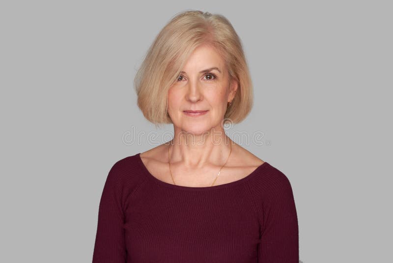 Beautiful Old Woman Portrait Stock Image - Image of facial, cosmetology