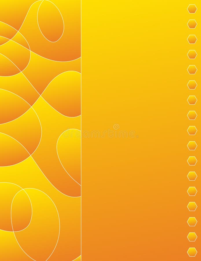 Beautiful Orange Background Stock Illustration Illustration of design