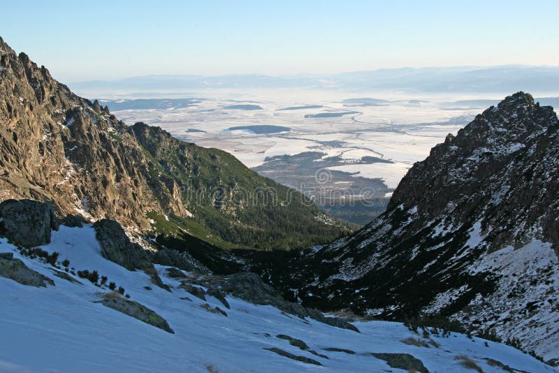 Krásný výhled ve Vysokých Tatrách, Slovensko