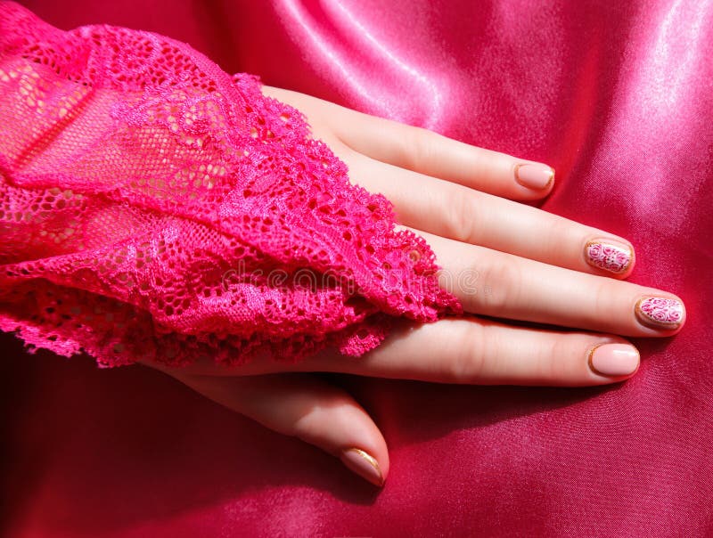 Beautiful painted nails stock image. Image of nails, closeup 50748283