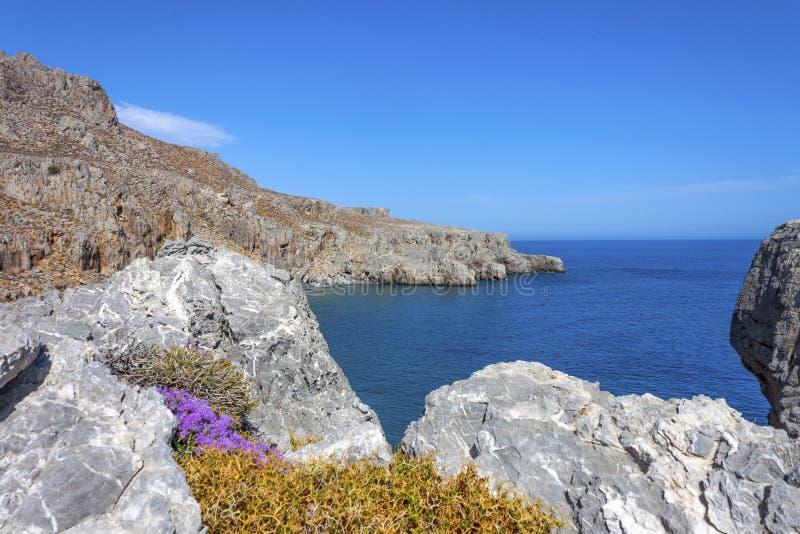 Beautiful panorama at Lendas, Crete