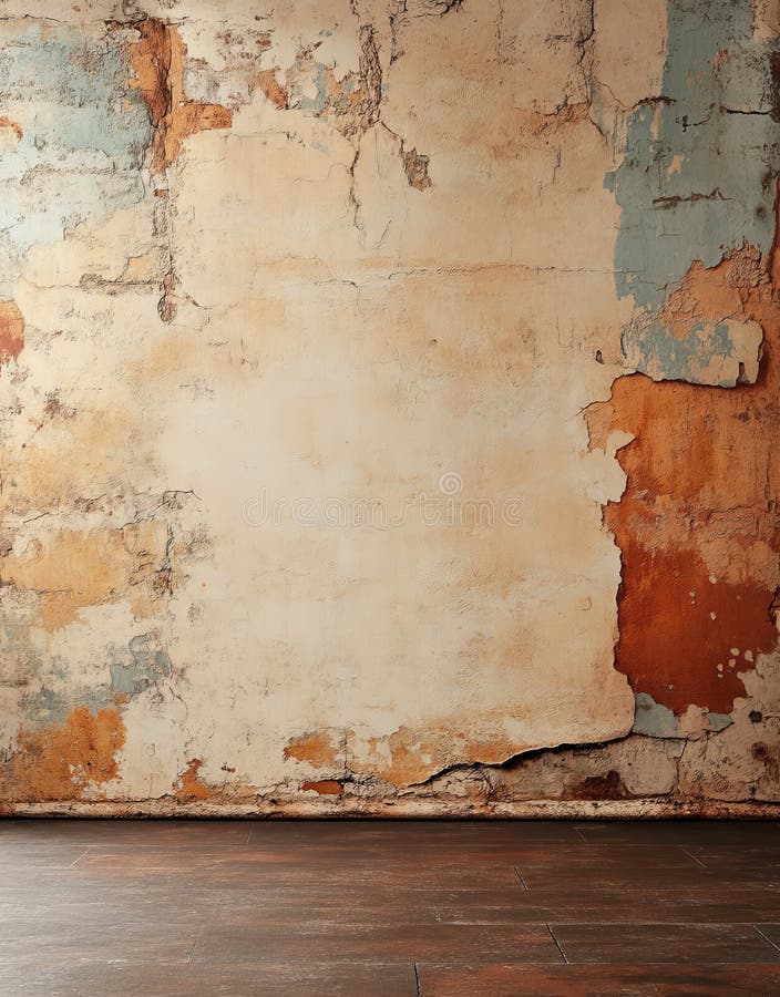 A beautiful pattern was created on the dark kitchen table by scattered flour royalty free stock photo