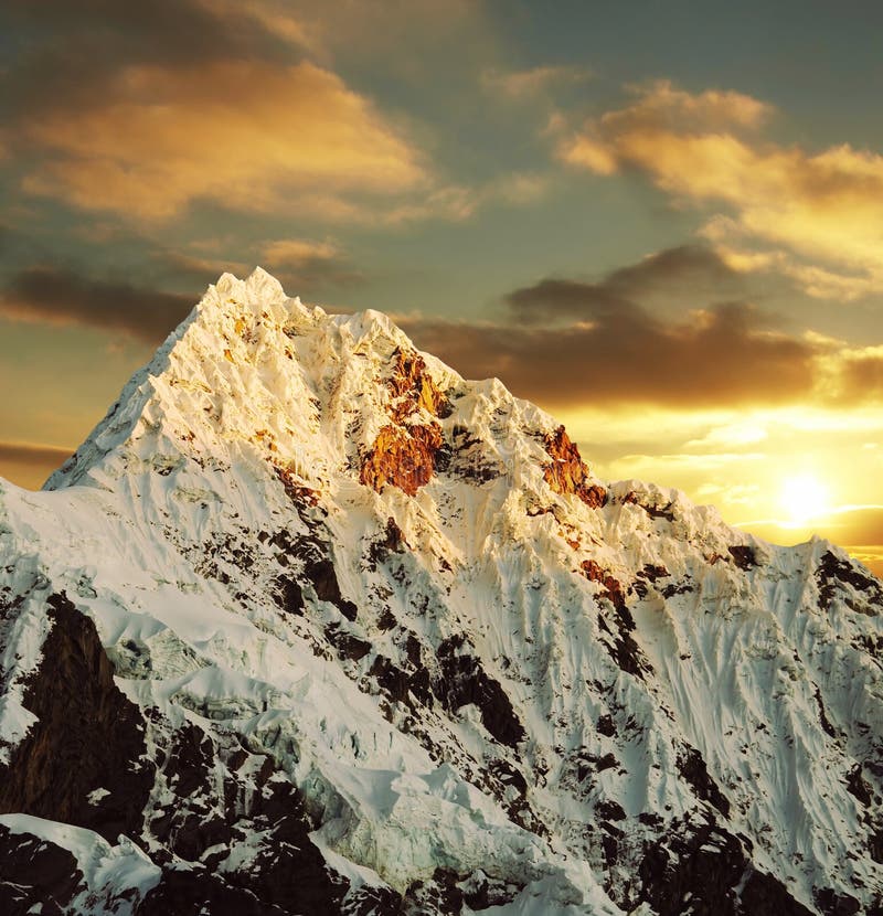 Beautiful peak Alpamayo