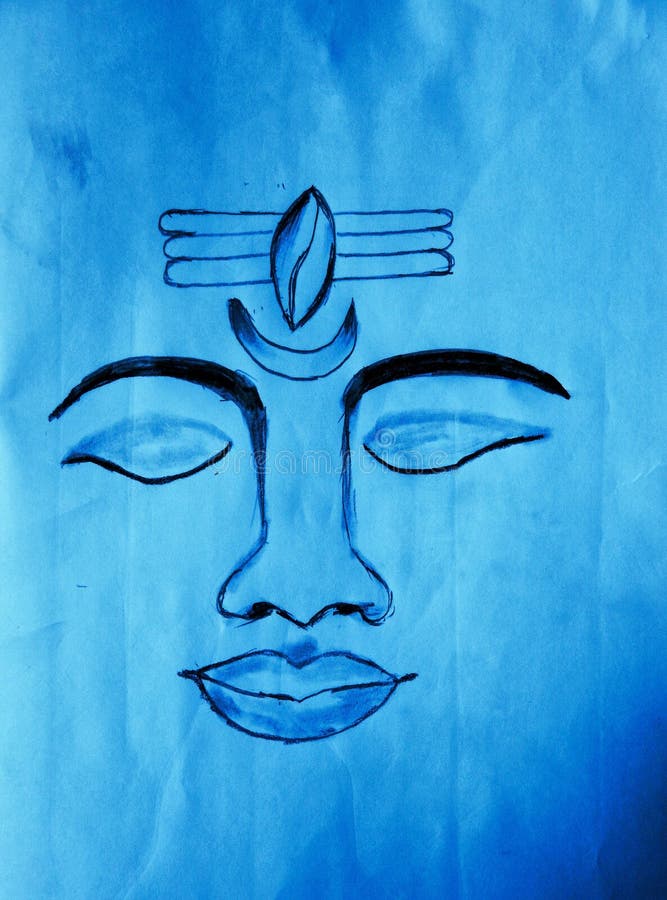 Pencil Sketch of Lord Shiva | Easy Pencil Drawings