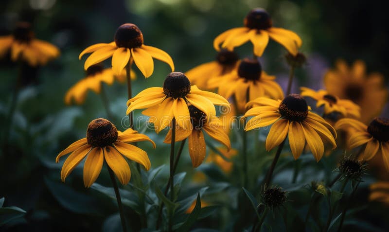 A beautiful photograph of Rudbeckia hirta flower