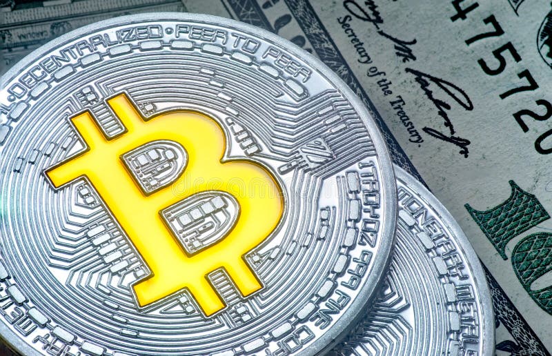 A Beautiful Picture Of Bitcoin Coin. Stock Image - Image ...