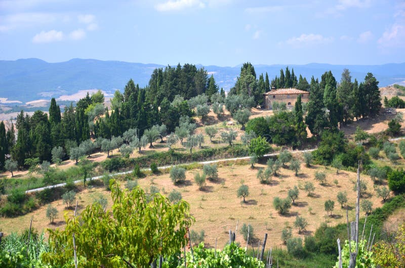 Beautiful picturesque landscape of countyside in Tuscany, Italy. Beautiful picturesque landscape of countyside in Tuscany in Italy stock photos Beautiful picturesque landscape of countyside in Tuscany, Italy. Beautiful picturesque landscape of countyside in Tuscany in Italy stock photos