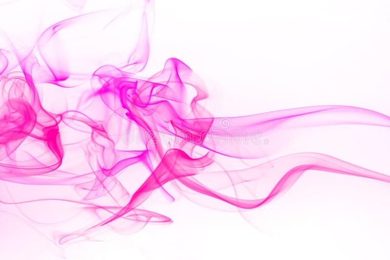 Beautiful Pink Smoke Abstract on White Background Fo Design Stock Image -  Image of blue, explosion: 166737191