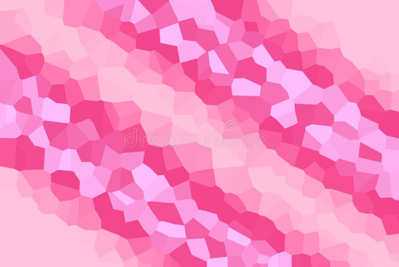 Beautiful Pink Smooth Low Poly Gradient Stripes Crystallize Background Vector Illustration stock illustration