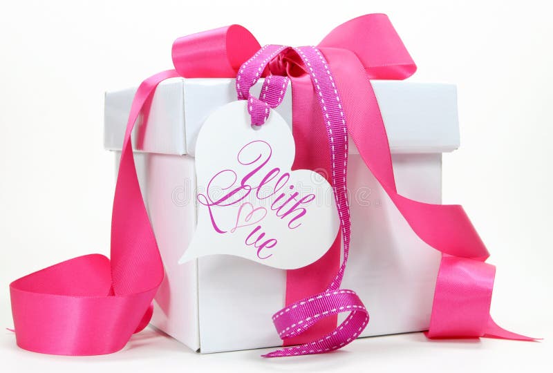176 Single Pink Gift Box Silver Ribbon Stock Photos - Free & Royalty-Free  Stock Photos from Dreamstime