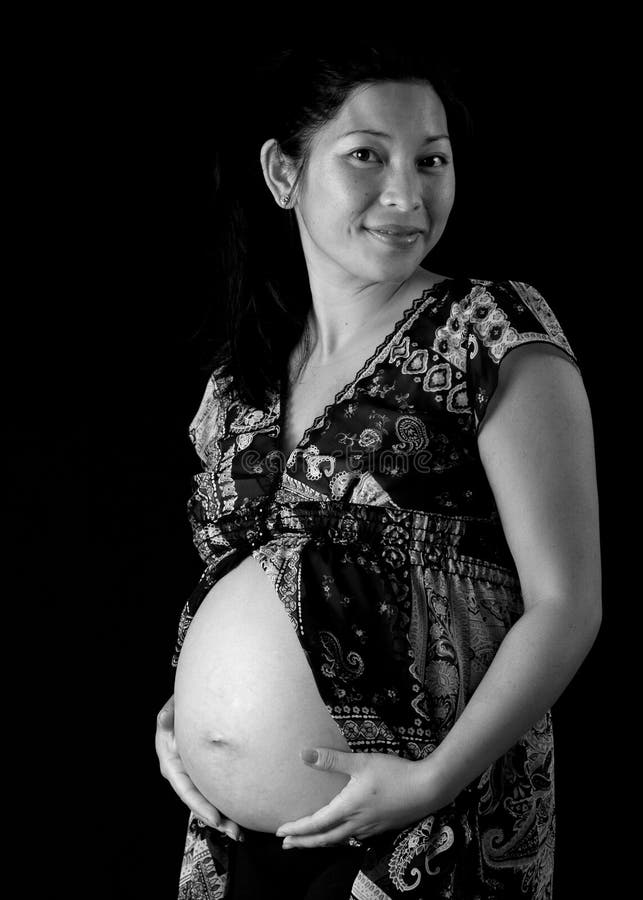 Beautiful Pregnant Asian Woman Stock Image Image Of Adult Motherly 17167539