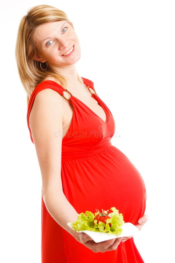 Beautiful pregnant woman