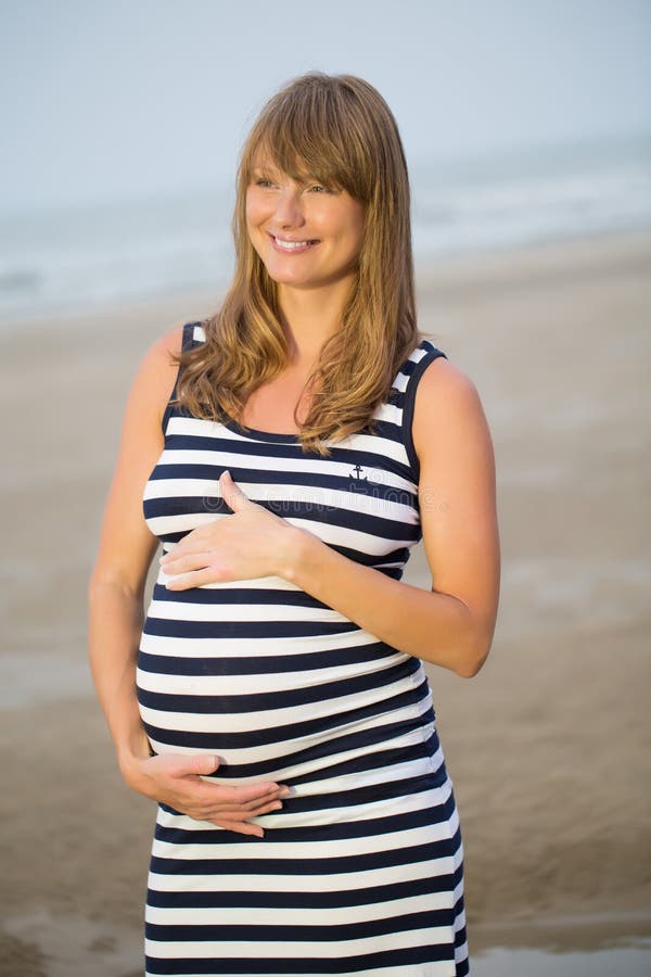 Beautiful pregnant woman relaxing