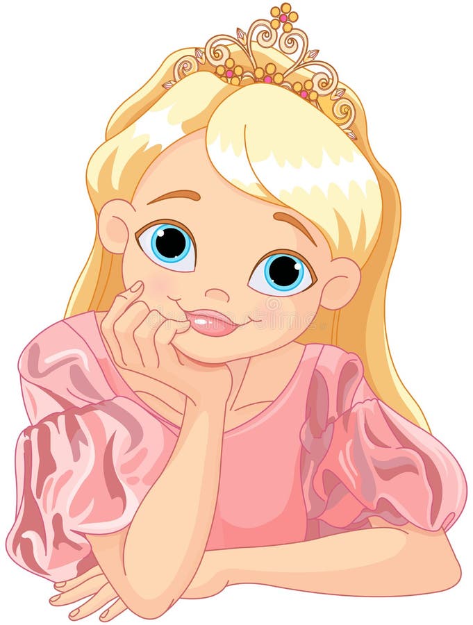 Beautiful Princess stock illustration