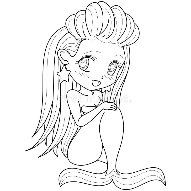 Chibi Princess Coloring Pages / Downloadable Coloring Pages