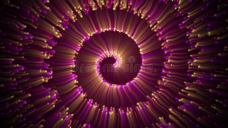 Beautiful Psychedelic Spiral Glitter Sparkle And Wavy Blurry Lines Background