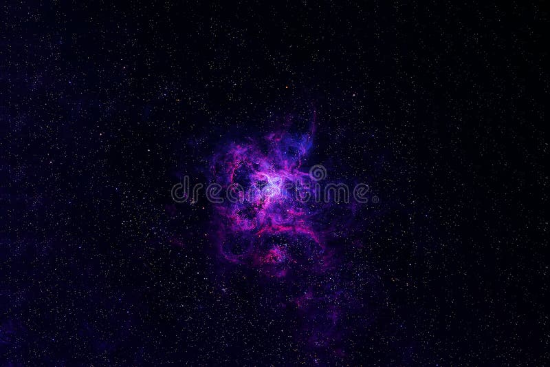 Purple Galaxy in Deep Space. Elements of this Image Were Furnished by NASA  Stock Image - Image of galaxy, pattern: 181761943