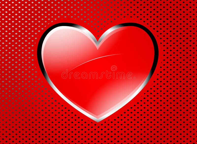 Beautiful red heart