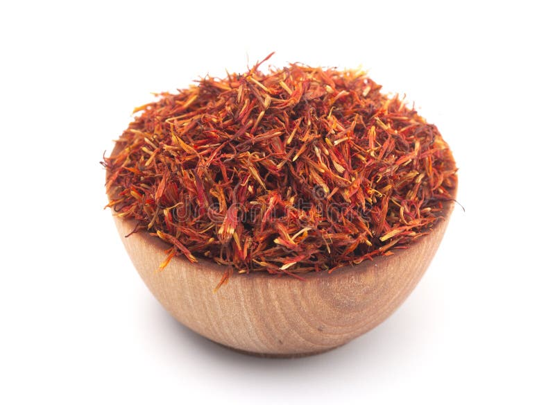 Beautiful Red Spice of the Saffron Flower Stock Image Image of plant