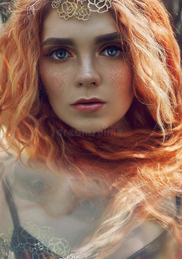 Redhead woman boxer stock photo. Image of beautiful, lips - 35462436