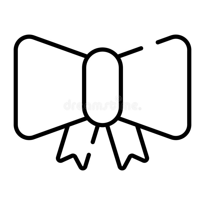 Beautiful Ribbon Bow Vector Design, Modern Style Stock Vector