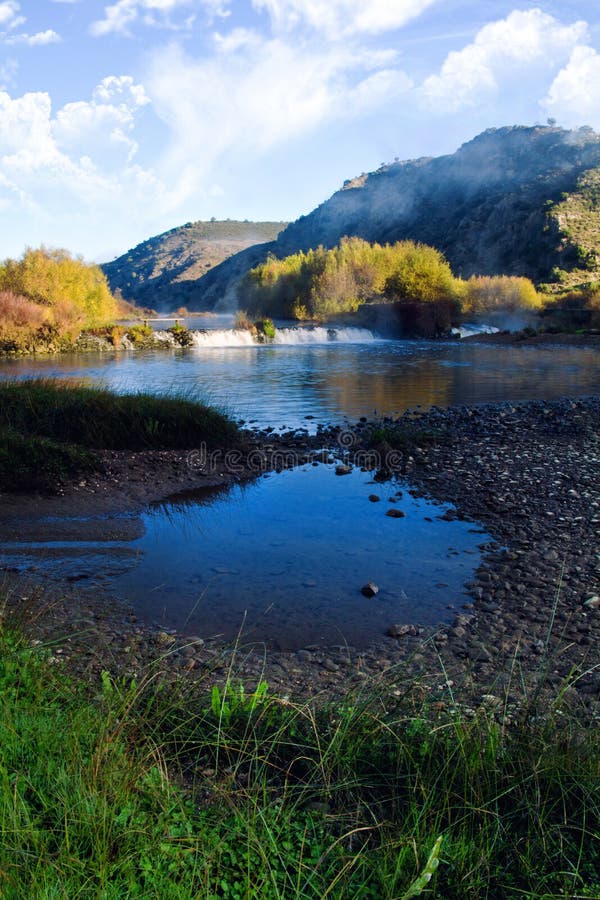 Beautiful river landscape