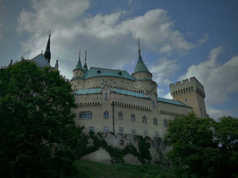 Beautiful romantic and magical Bojnice castle and old city.Slovakia
