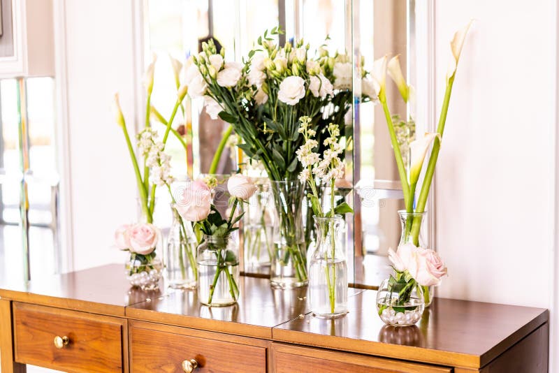 Beautiful Rose Flower in Vase Stock Image Image of beautiful, rose