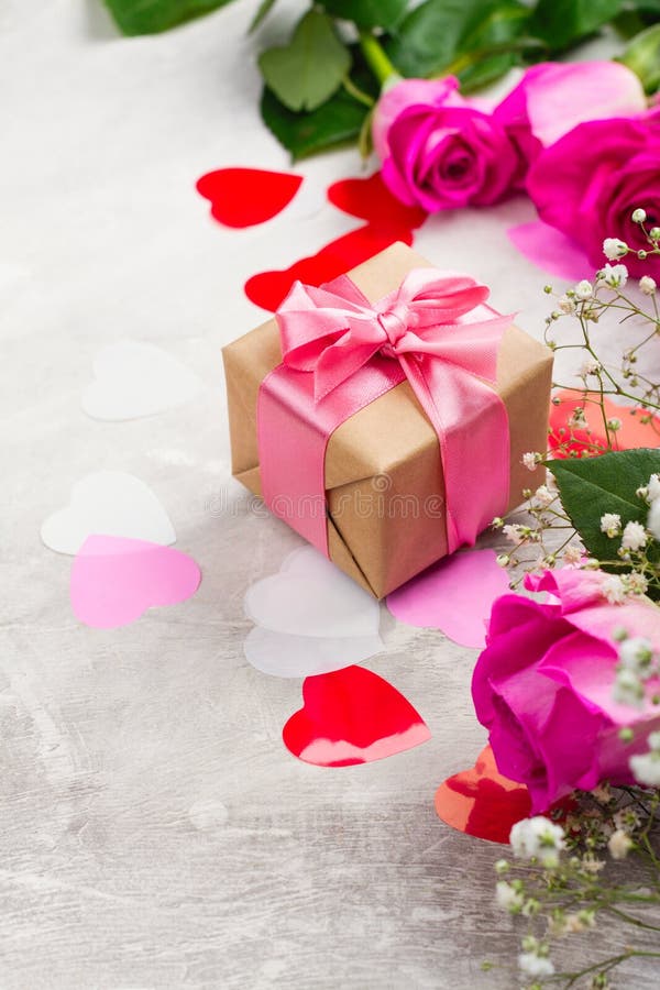 Beautiful roses on wooden background. Valentines day or mothers day greeting card stock photo Beautiful roses on wooden background. Valentines day or mothers day greeting card stock photo