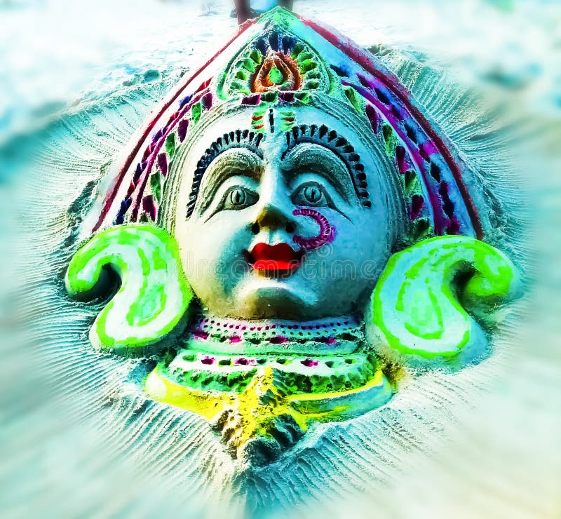 Beautiful Sand Art on Sea Beach Stock Photo Image of sandart, artist