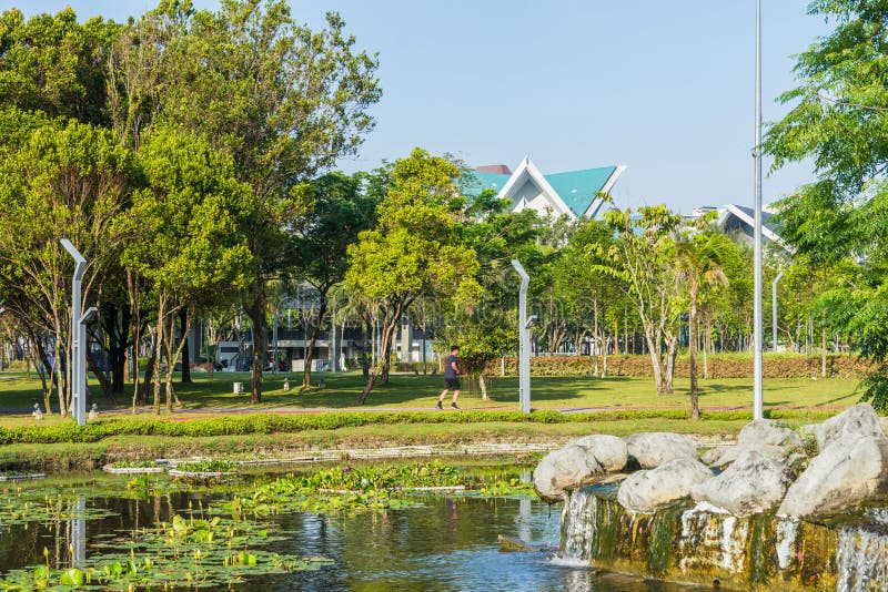 Beautiful Scenery View of the Titiwangsa Lake Gardens in Malaysia. a ...