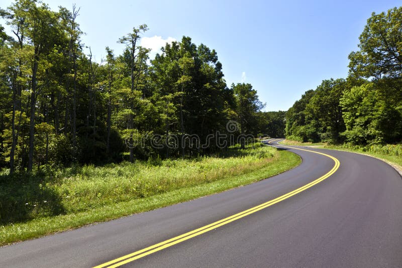 Beautiful scenic country road