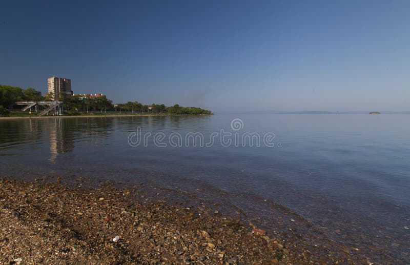 Beautiful sea look royalty free stock photography