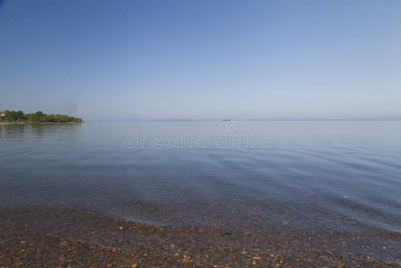 Beautiful sea look stock image