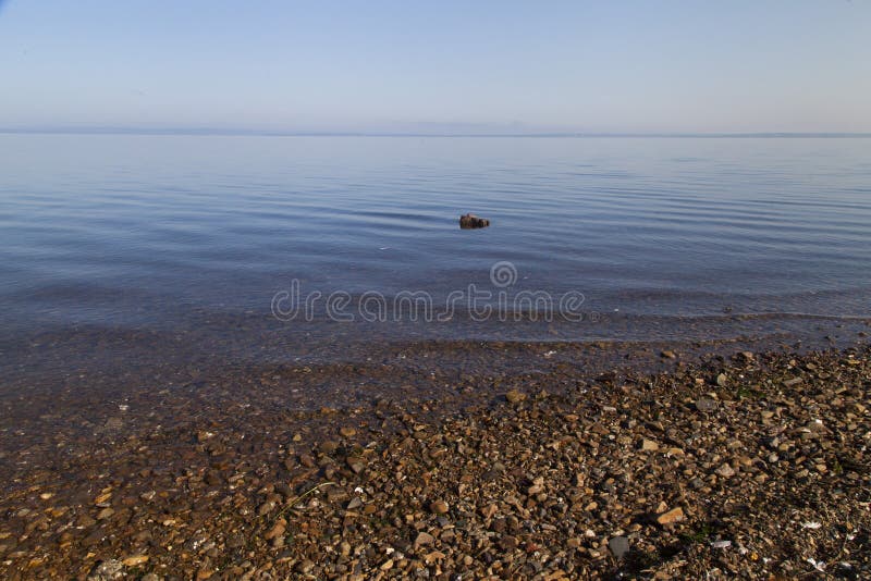 Beautiful sea look stock photo