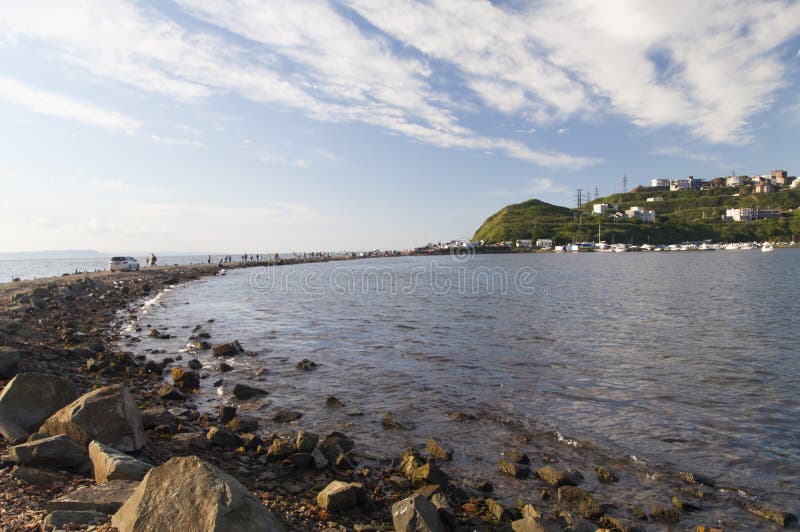 Beautiful sea look stock photography