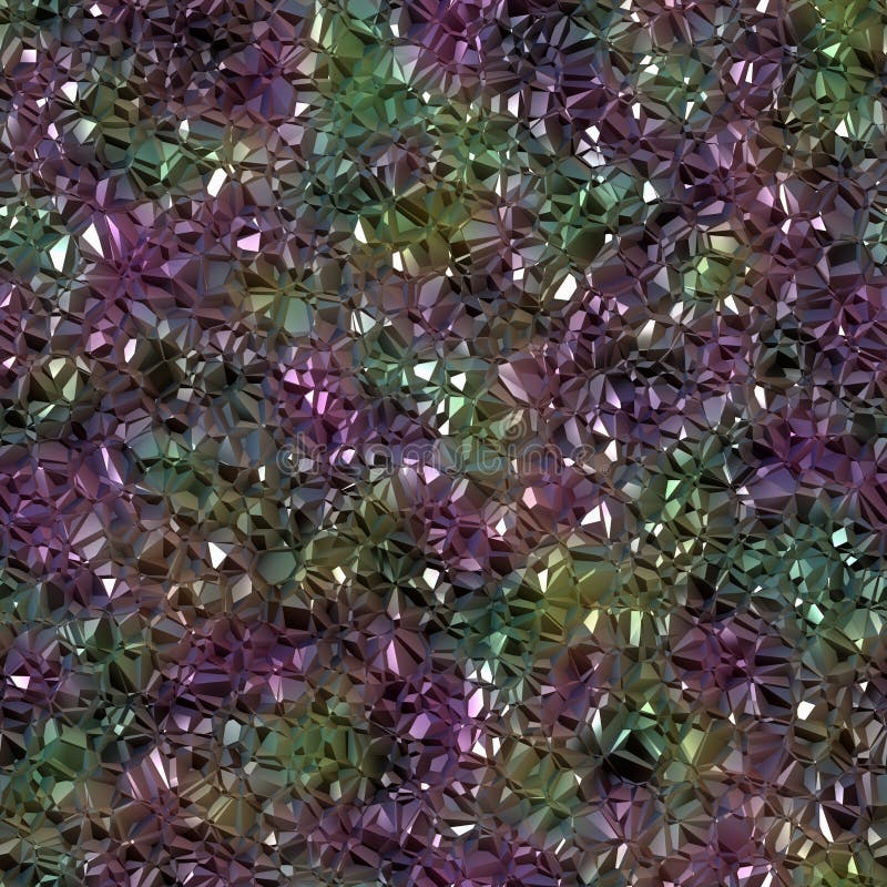 Beautiful seamless crystal backgound 3d rendering royalty free illustration