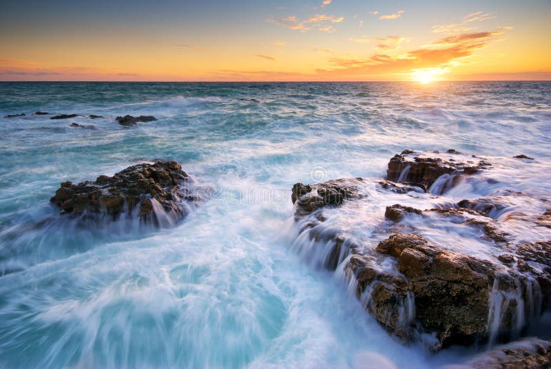 Beautiful seascape stock image