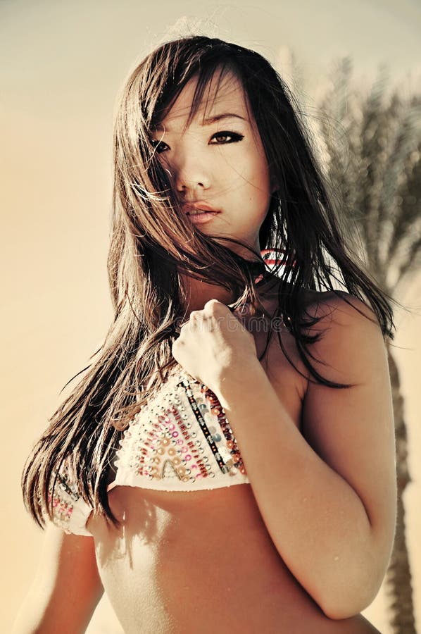 Beautiful Asian woman. 