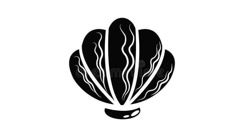 Beautiful shell icon animation royalty free illustration