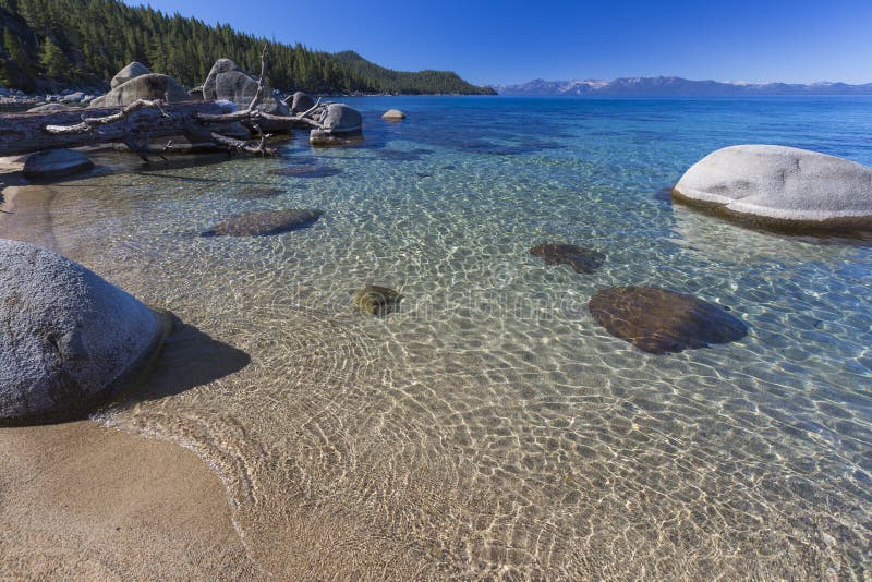 Beautiful Shoreline of Lake Tahoe