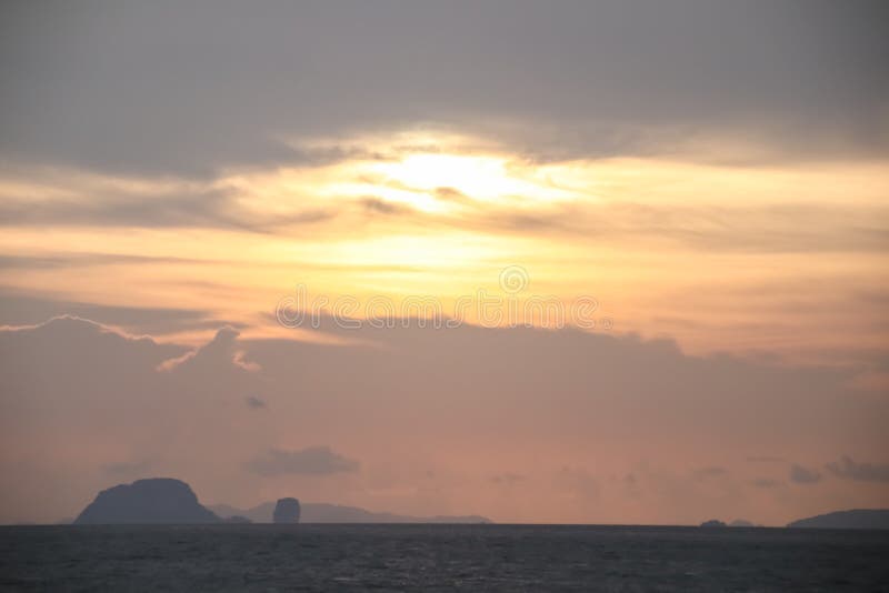 Beautiful sky with cloud before sunset stock photo Beautiful sky with cloud before sunset stock photo