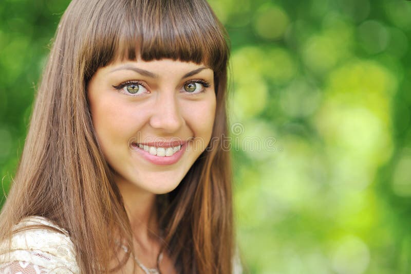 Beautiful Smiling Girl Face Stock Image Image Of Fashion Girl 35596907 