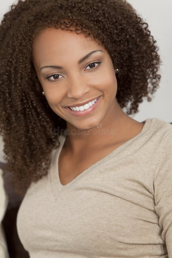Beautiful Smiling Mixed Race African American Girl Stock Image Image 11230375
