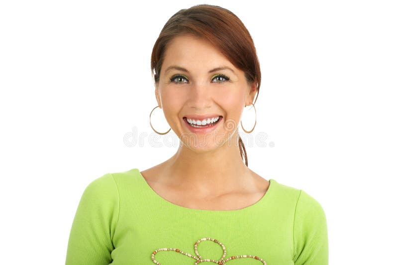 Beautiful smiling woman stock photography Beautiful smiling woman stock photography